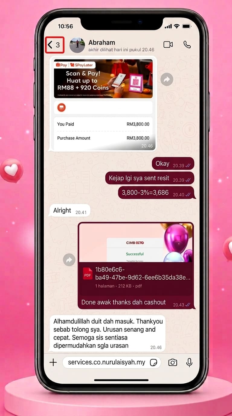 Testimoni Pelanggan 7